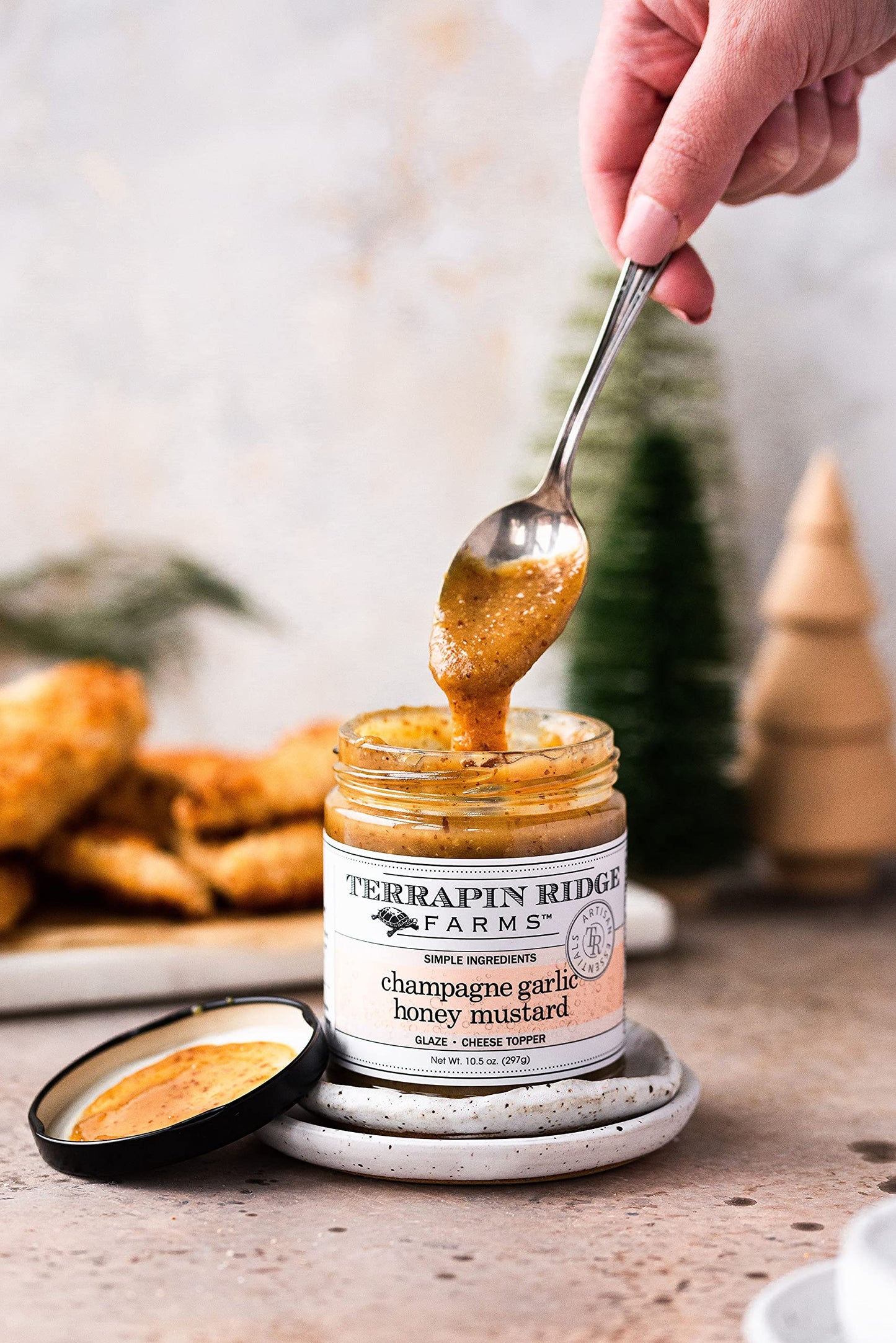 Champagne Garlic Honey Mustard – Gourmet Spread and Glaze by Terrapin Ridge Farms