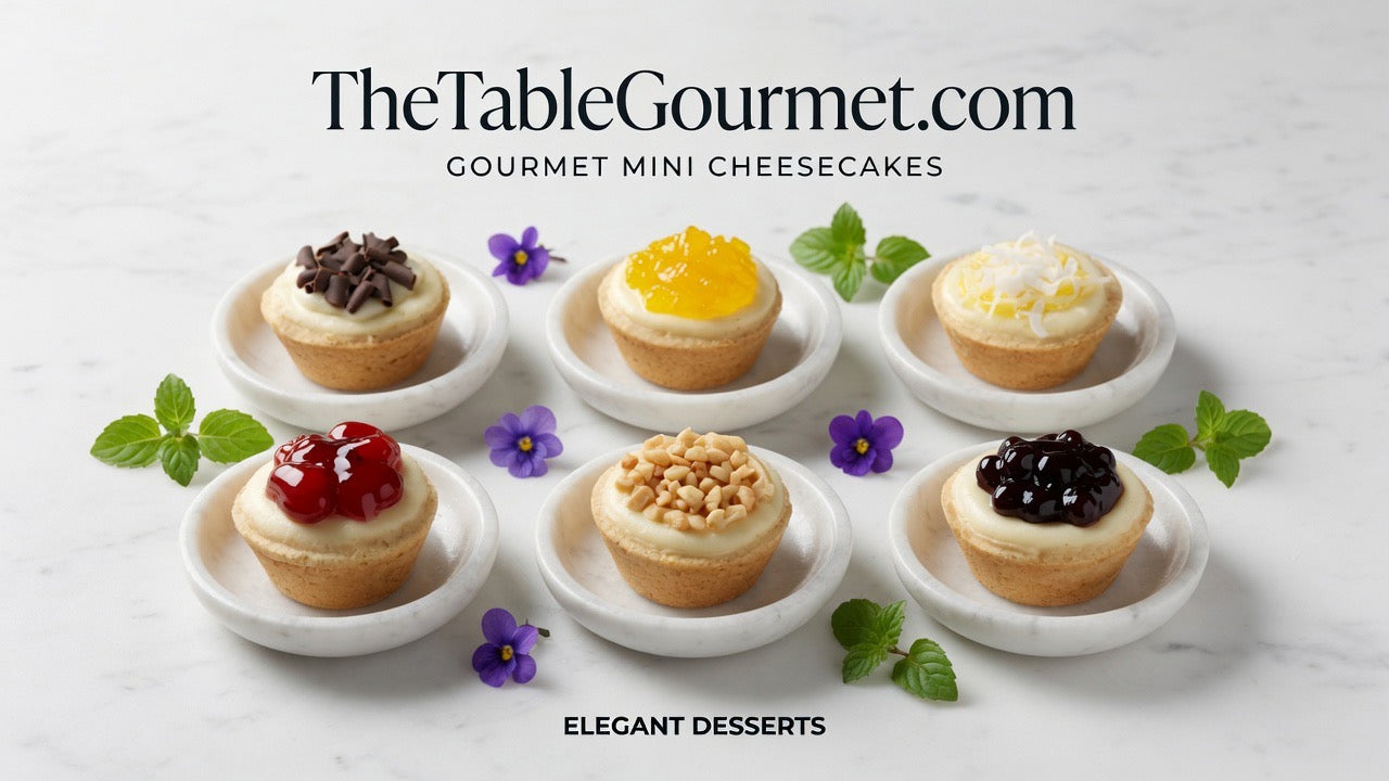 Gourmet Mini Assorted Cheesecakes – 300 Piece Bulk Case (10 x 30 ct Packs)