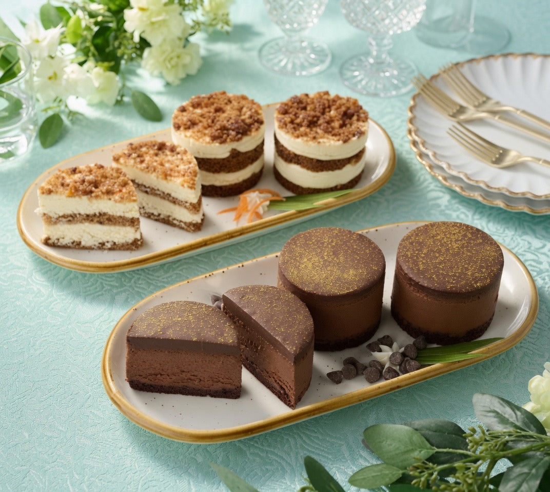 Signature Entertaining Collection – 12 Individual Layer Cakes - (Select 2 Flavors)