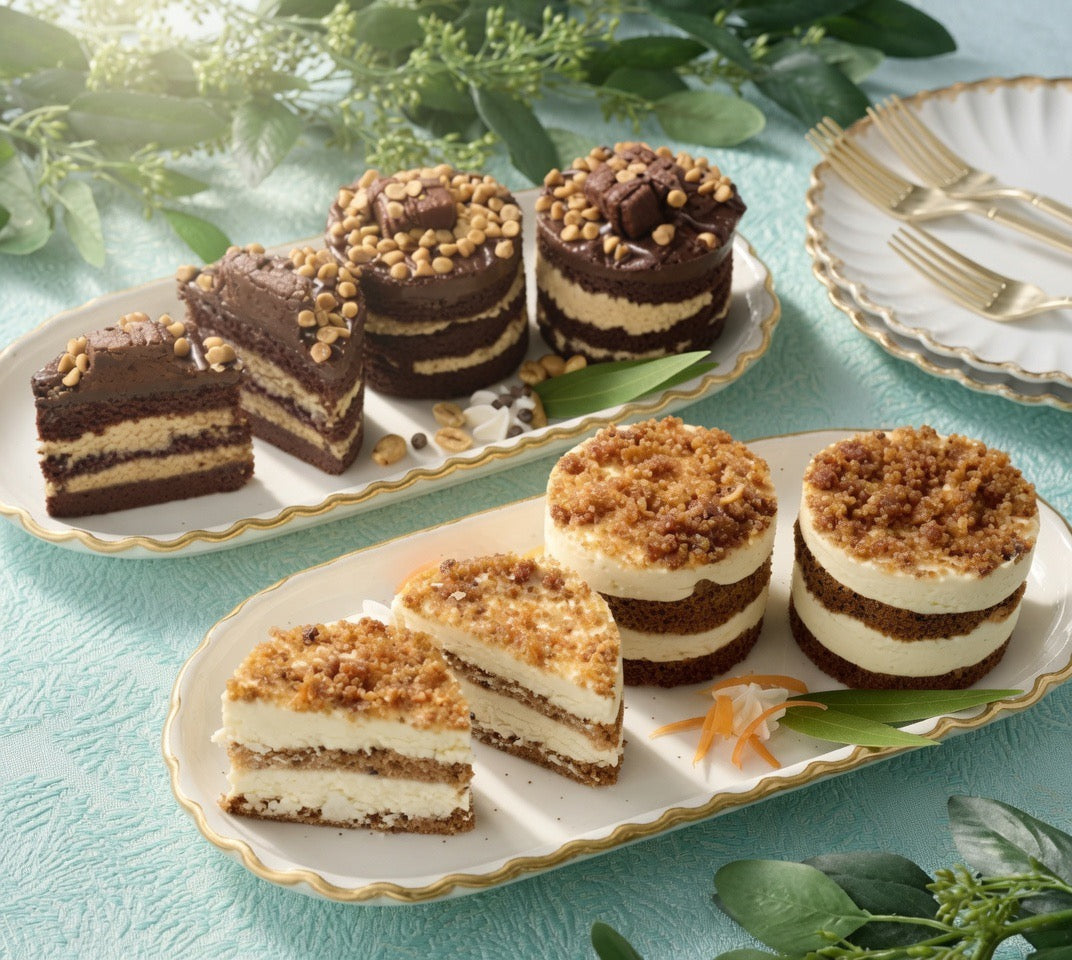 Signature Entertaining Collection – 12 Individual Layer Cakes - (Select 2 Flavors)