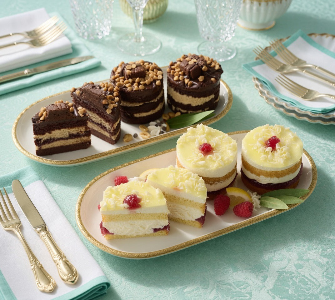 Signature Entertaining Collection – 12 Individual Layer Cakes - (Select 2 Flavors)