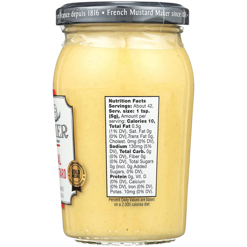 Bornier Original Dijon Mustard, 7.4 oz