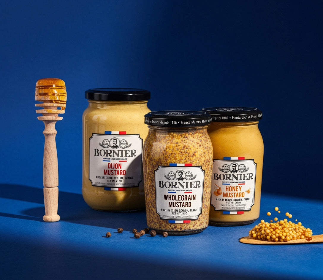 Bornier Original Dijon Mustard, 7.4 oz