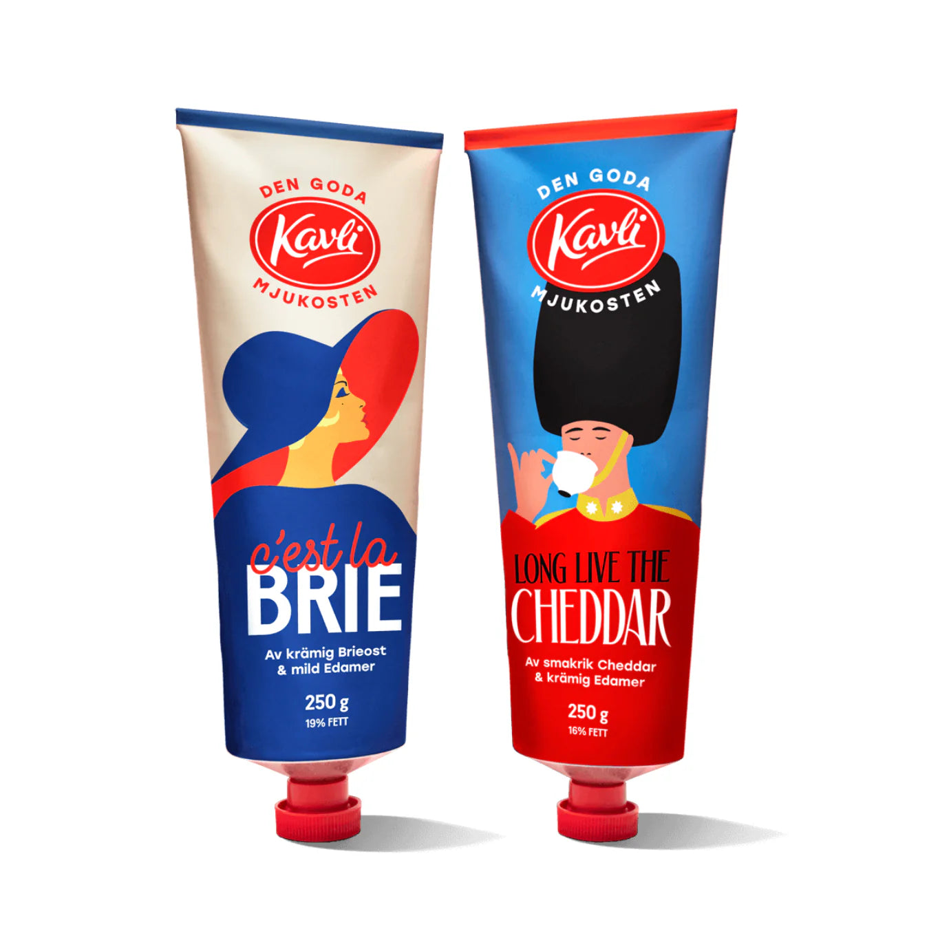 Scandinavian Kavli Soft Spread Cheese Tubes – Multiple Flavors
