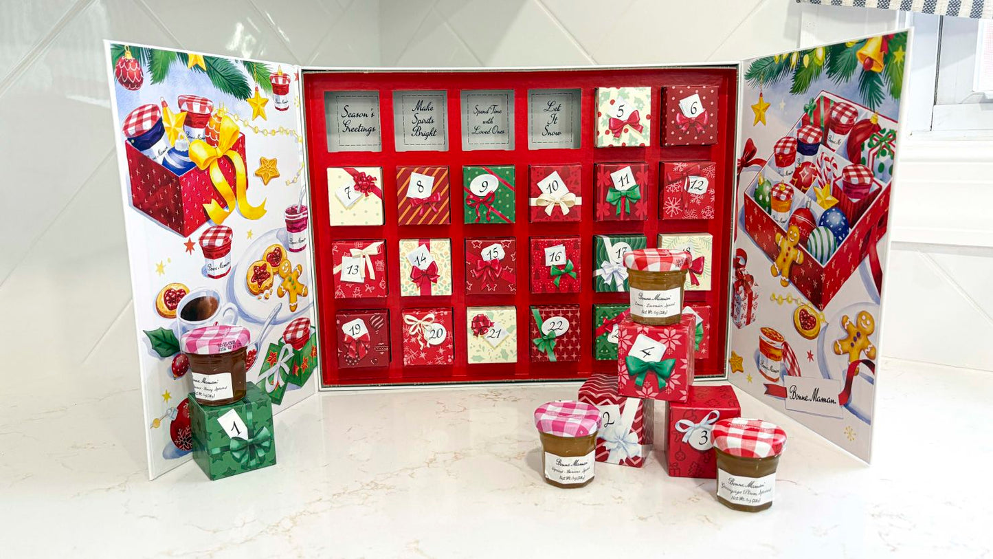 Bonne Maman Advent Calendar 2026 — 24 Limited Edition French Preserves