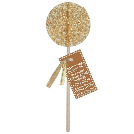 Champagne Bubbles Gourmet Cocktail Hard Candy Lollipops, Pack of 12