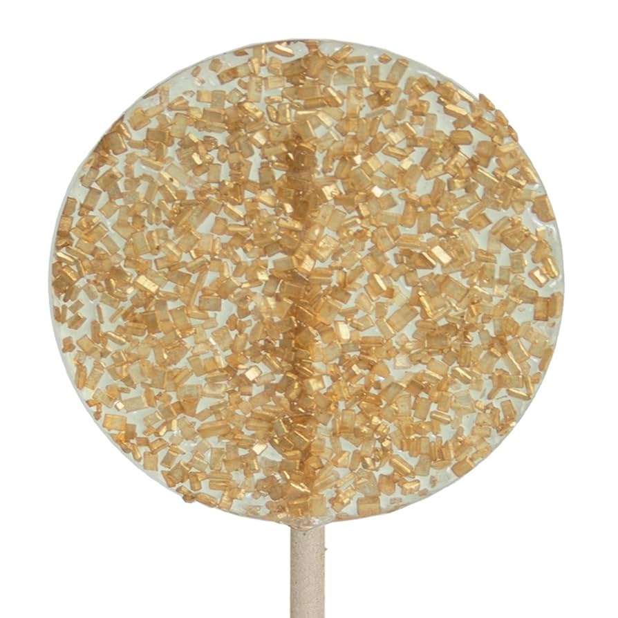 Champagne Bubbles Gourmet Cocktail Hard Candy Lollipops, Pack of 12