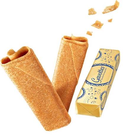 Gavottes Crepe Dentelle Cookies, 125 g - Pack of 2