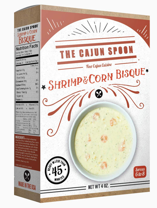 The Cajun Spoon Shrimp & Corn Bisque Mix