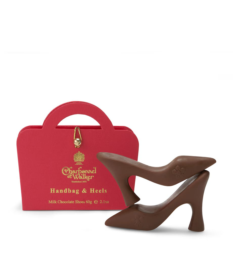 Charbonnel et Walker Milk Chocolate Heels & Handbag Gift Set