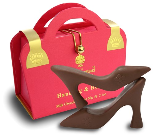 Charbonnel et Walker Milk Chocolate Heels & Handbag Gift Set