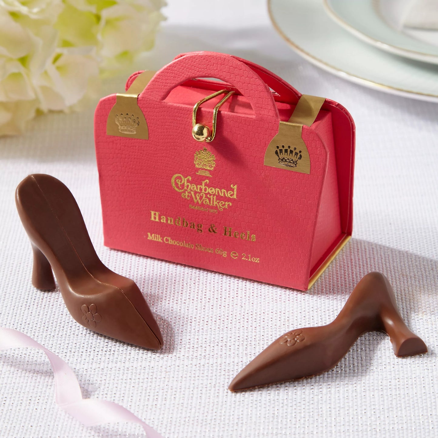 Charbonnel et Walker Milk Chocolate Heels & Handbag Gift Set