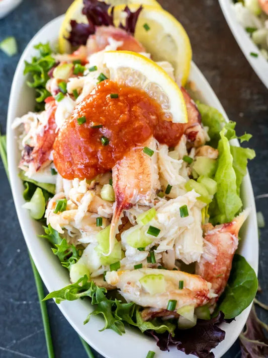 Seafood Appetizer Variety Collection - Snow Crab Cocktail Claws, Colossal Shrimp & Jumbo Lump Crab Meat - 5 lb