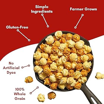 Colorado Jack Gourmet Popcorn Great - Farmer Grown - Gluten Free & Natural Ingredients - Variety Pack of 6