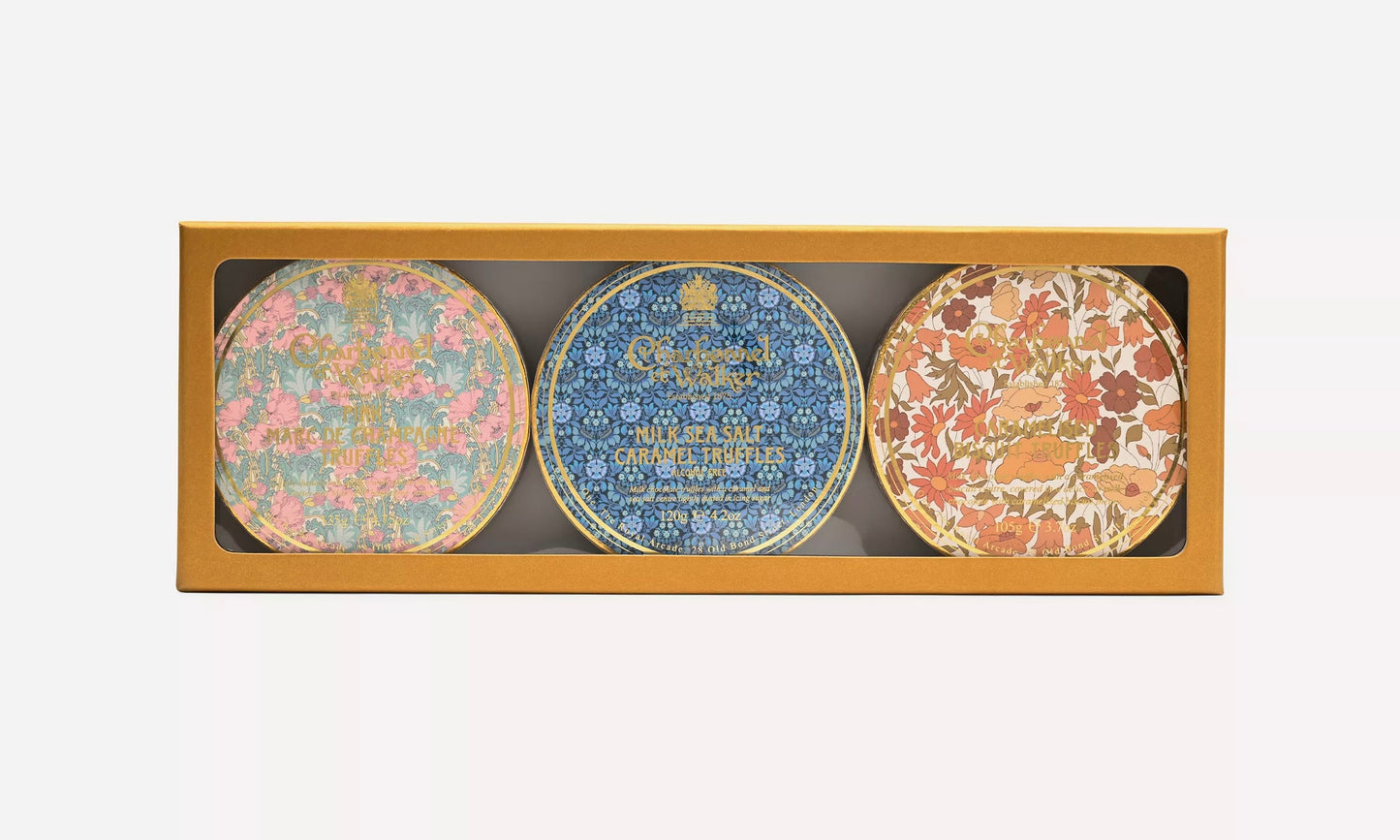Charbonnel et Walker Fine Chocolate Liberty Three Drum Gift Set