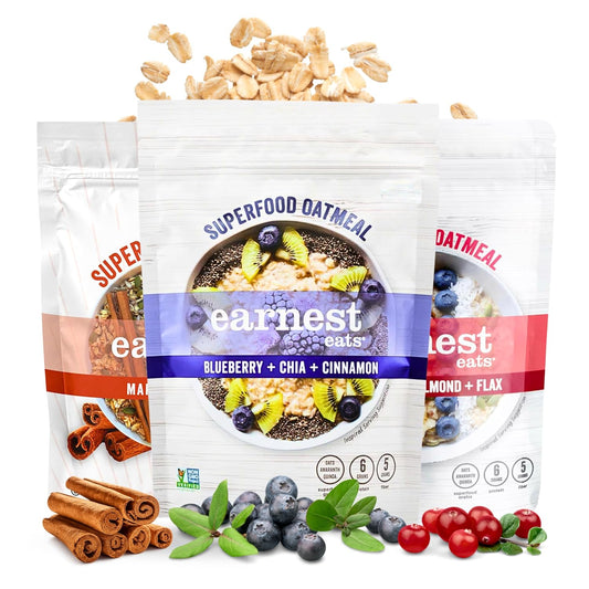 Earnest Eats Superfood Oatmeal – Variety Pack