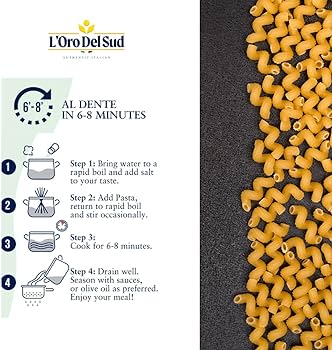 Cavatappi Pasta,Non GMO, Corkskrew, Vegan, Kosher - Pack of 4