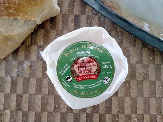 Le Gaslonde Demi-Sel French Butter, 250g - Pack of 2