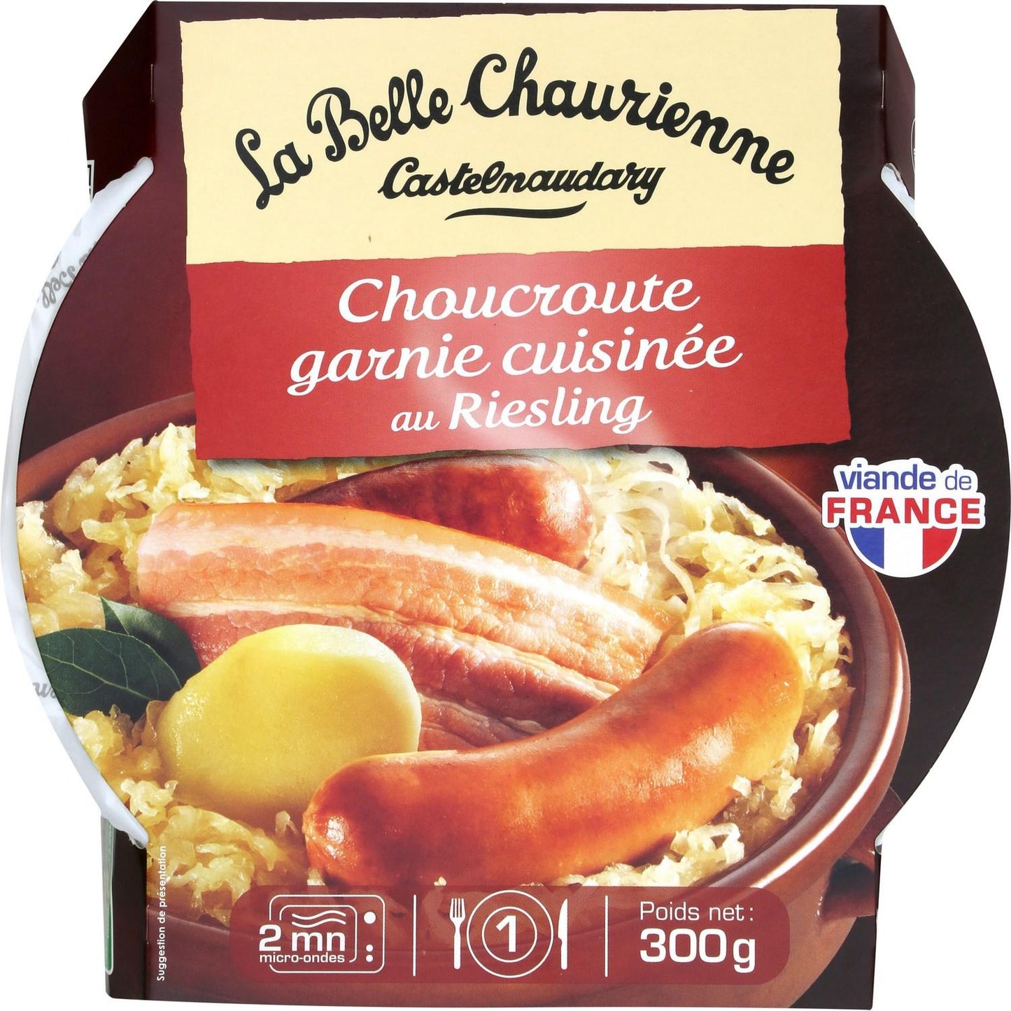 La Belle Chaurienne Choucroute Garnie, 300g - Pack of 6