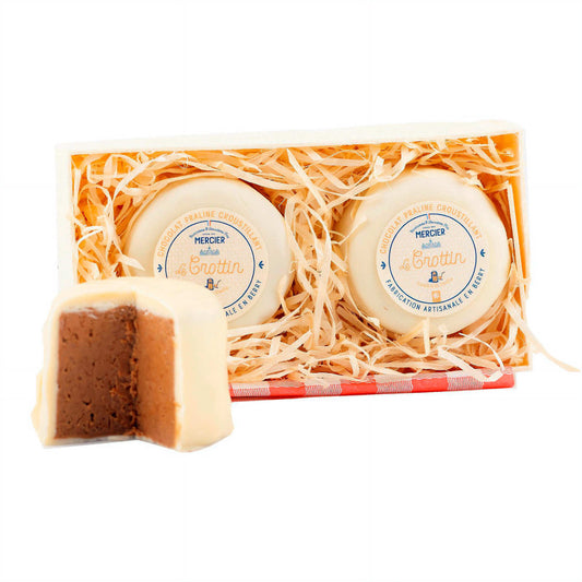 Chocolate Crottins with Almond & Hazelnut Praline by La Maison Mercier 130g
