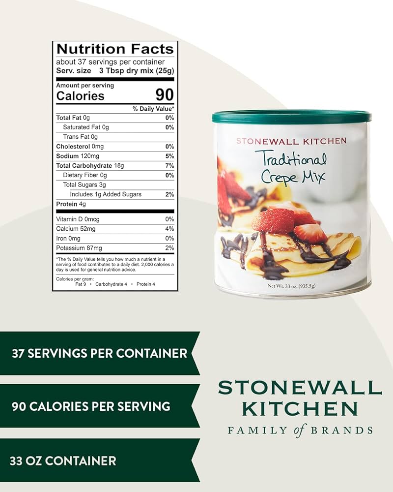Stonewall Kitchen Traditional Crepe Mix -16 oz