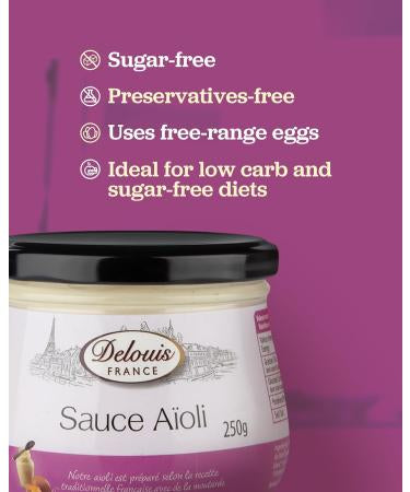 Delouis Fils Aioli Garlic French Mayonnaise - 250g