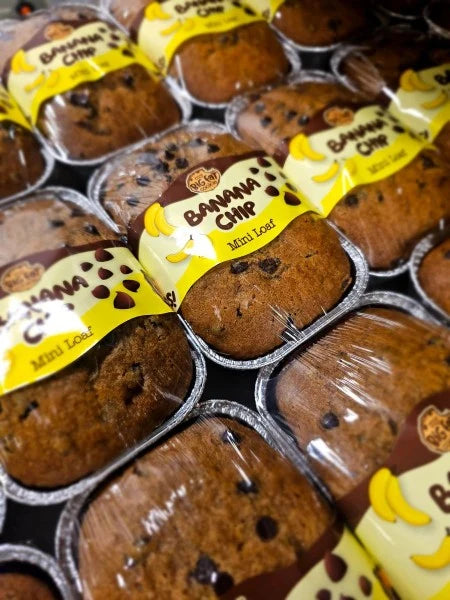 Mini Banana Chocolate Chip Bread Loaf - Pack of 3