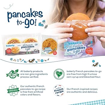 bakerly Non GMO French Pancakes To Go! - 2-Pack