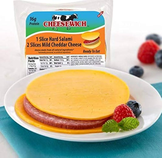 Cheesewich Cheddar and Salami, 2.5 oz - Pack of 3