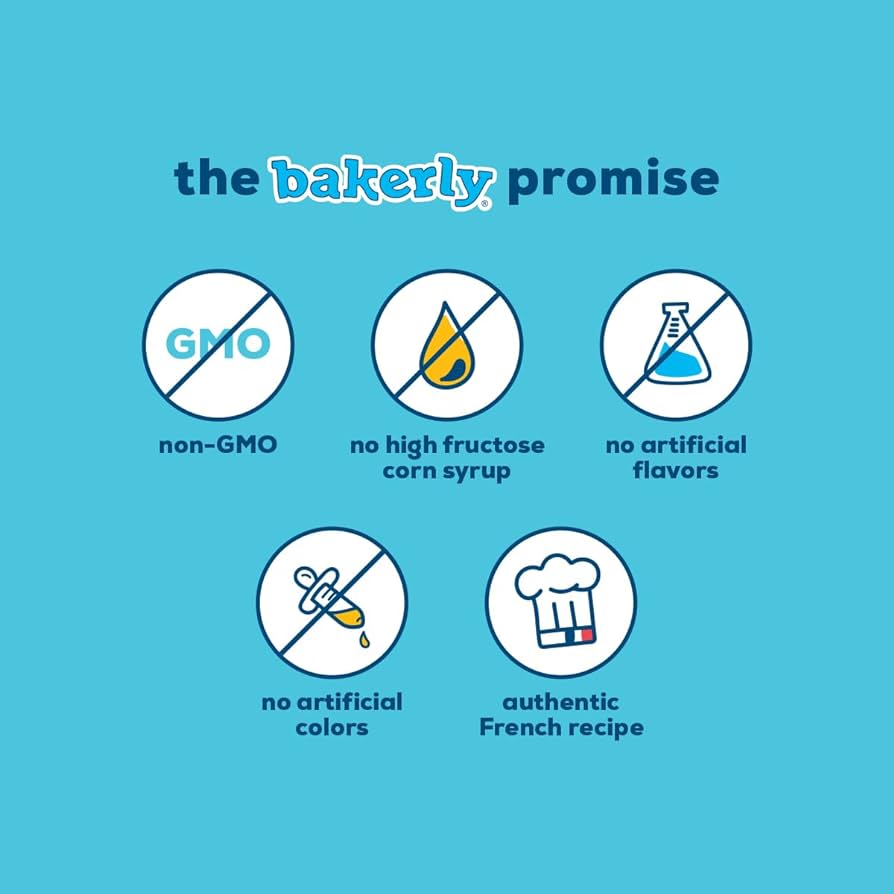 bakerly Chocolate Hazelnut Filled Crepes to go! Non GMO - Pack of 4