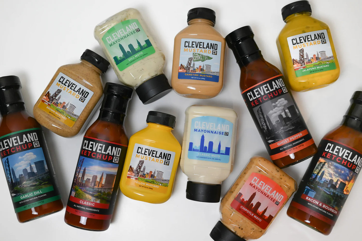 Cleveland Ketchup Co. Mayonnaise Variety Pack – Classic Mayo, Dill Mayo & Chipotle Mayo (Pack of 3)