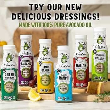 Chosen Foods Greek Artichoke Dressing and Marinade 8 oz with Recipe e-Book Bundle