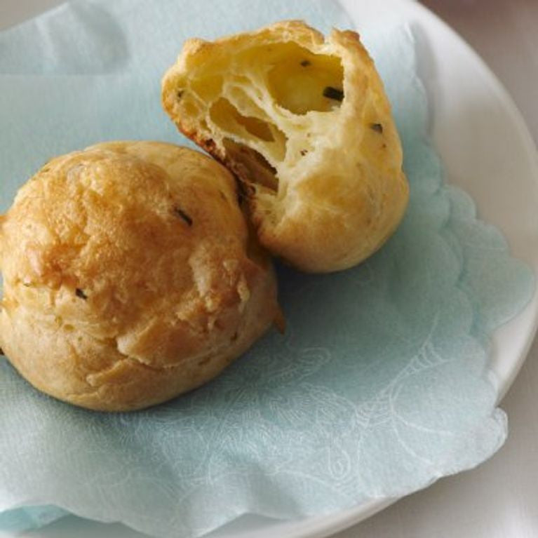 Authentic Cacio e Pepe Gougères French Cheese Puffs, Gluten Free - includes 36