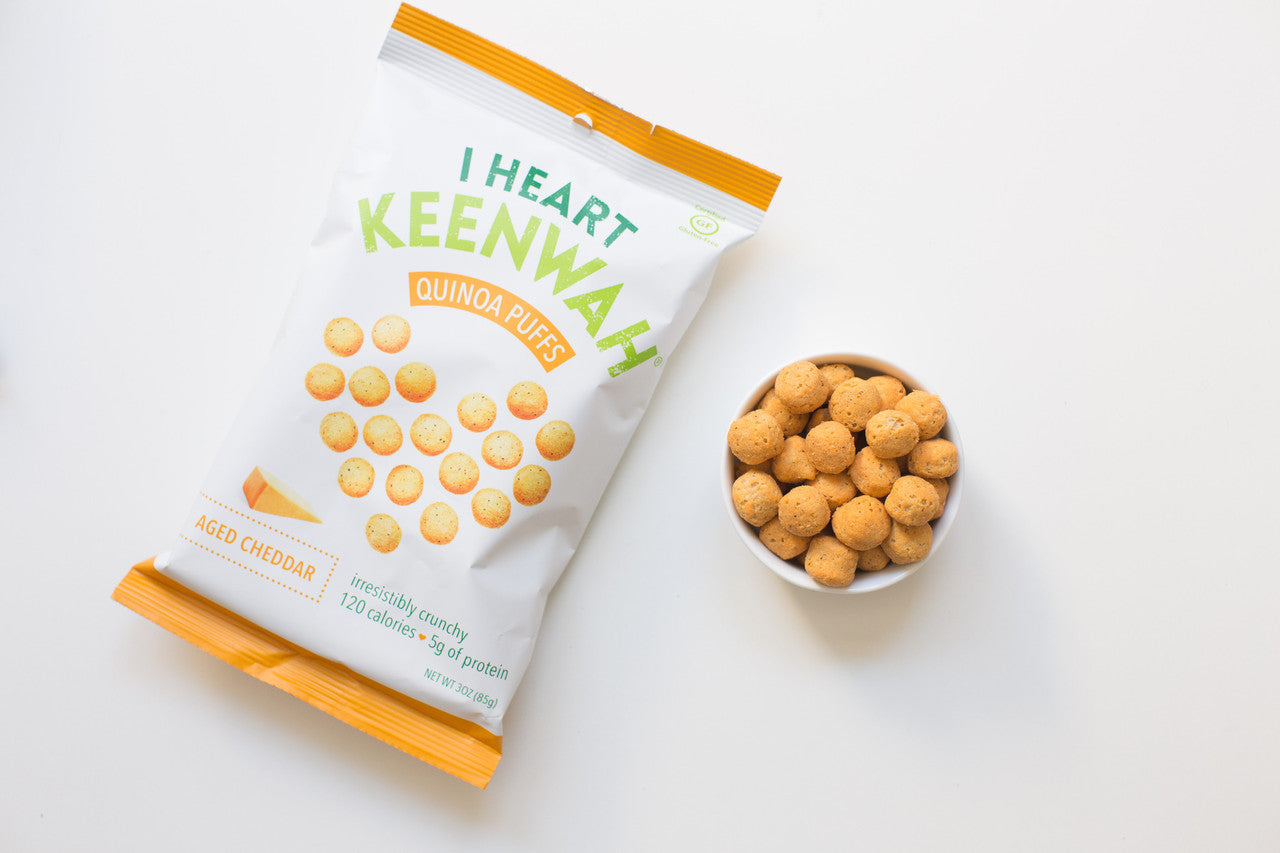 Quinoa Puffs, Aged Cheddar (3oz)