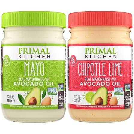 Primal Kitchen Mayo made with Avocado Oil, No Soy or Canola Oils, Original & Chipotle Lime, 12 oz, Pack of 2