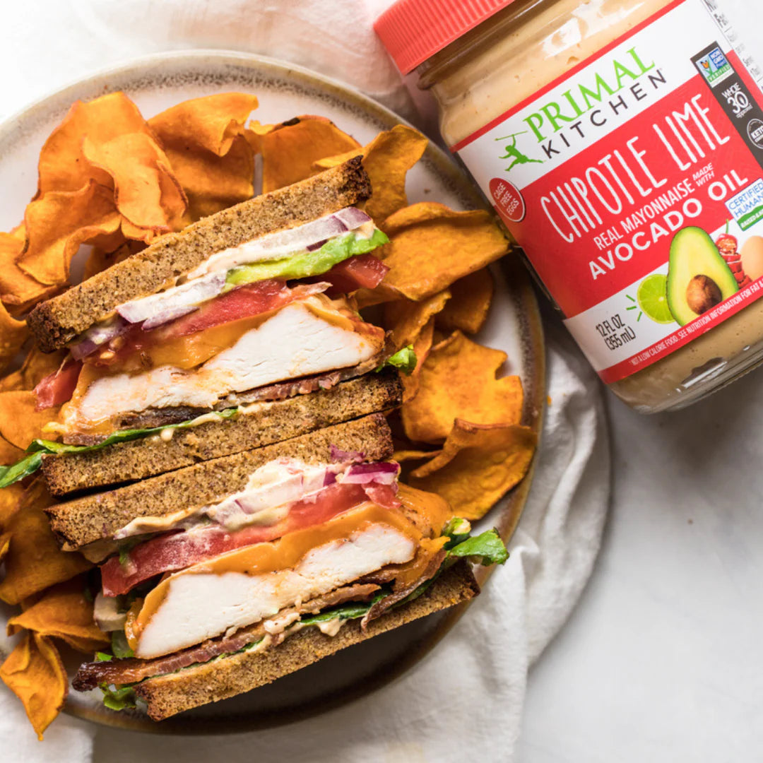 Primal Kitchen Mayo made with Avocado Oil, No Soy or Canola Oils, Original & Chipotle Lime, 12 oz, Pack of 2