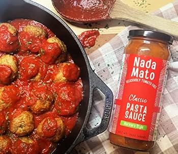 Nada Mato Tomato Free Pasta Sauce - Marinara Style - AIP and Paleo Friendly - 16 oz - Pack of 3