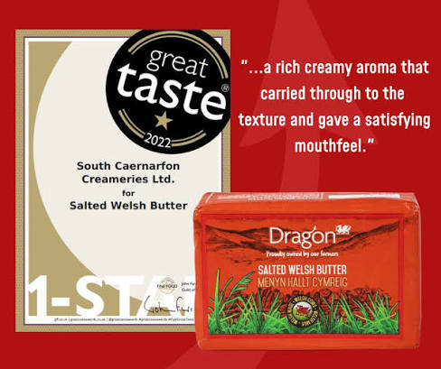Dragon Salted Welsh Butter, 8.8 oz - Pack of 3