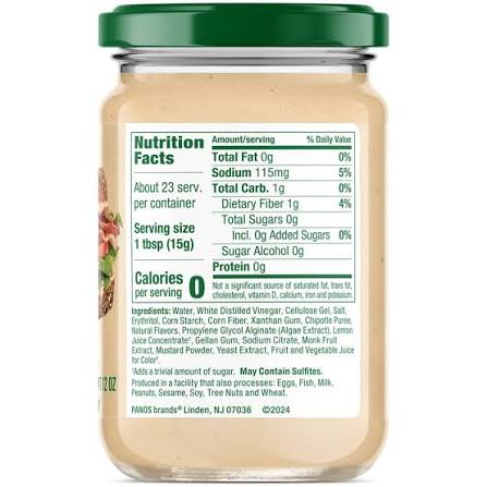 Walden Farms Chipotle Mayo – Zero Calorie, Sugar Free, Keto & Fat Free Spicy Vegan Mayonnaise Alternative for Sandwiches, Wraps & Dips, 12 oz Jars - Pack of 2