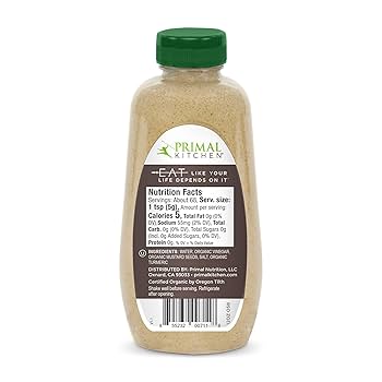 Primal Kitchen Organic Mustard Variety Pack, Dijon & Spicy Brown, Whole30 Approved, Certified Paleo, and Keto Certified, 12 oz - Pack of 2