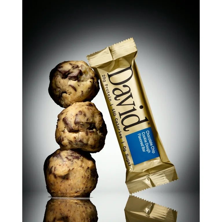 David Protein Bar, David Favorites 28g of Protein | 150 Calories | 0g of Sugar - High Protein, Low Carb, Gluten Free, Pack of 60