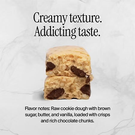 David Protein Bar, Chocolate Chip Cookie Dough and Peanut Butter Chocolate Chunk, 24 Protein Bars | 28g of Protein | 150 Calories | 0g of Sugar - High Protein, Low Carb, Gluten Free Protein Bar, Pack of 24