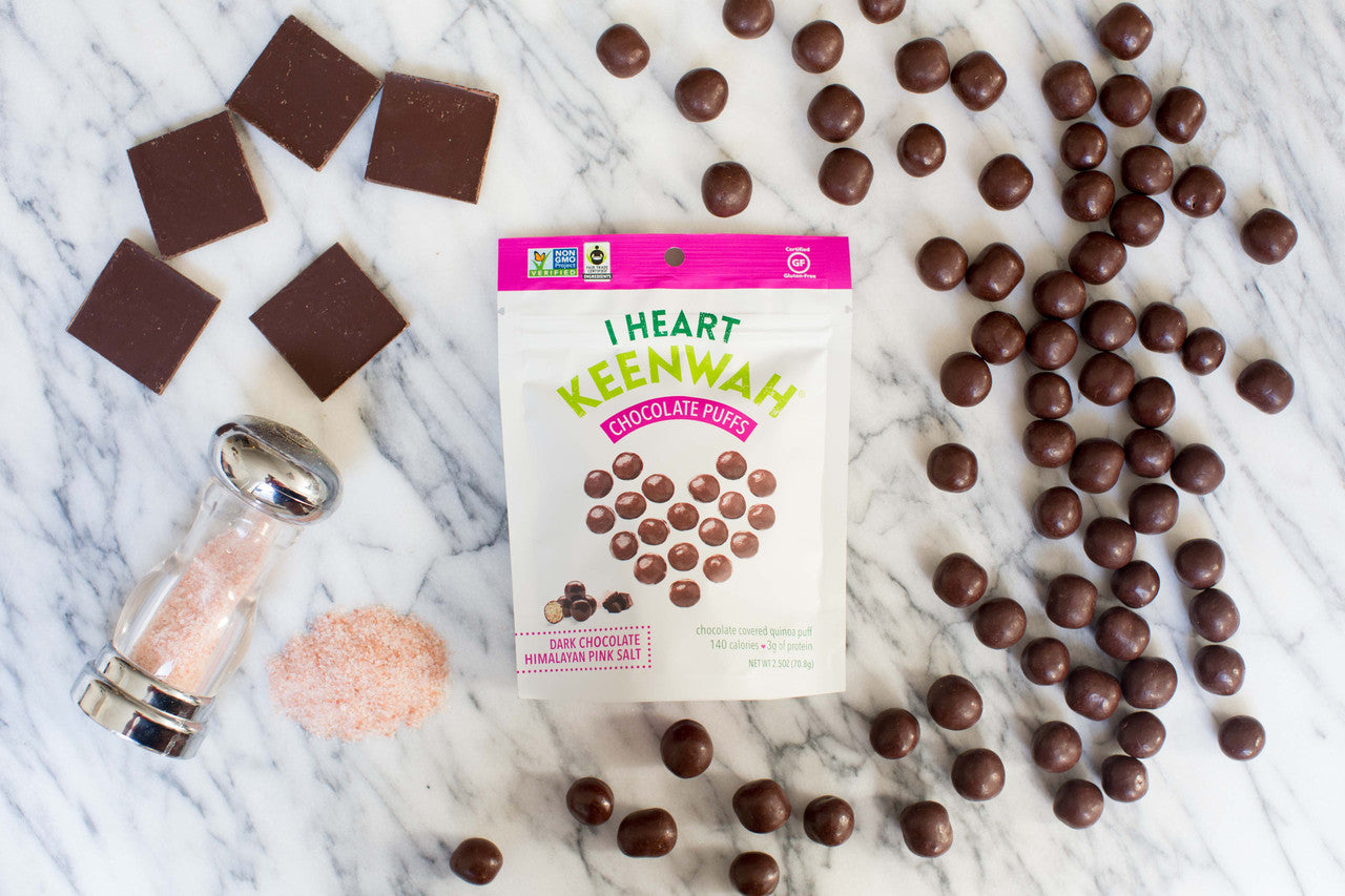 Chocolate Puffs, Dark Chocolate Himalayan Pink Salt (2.5oz)
