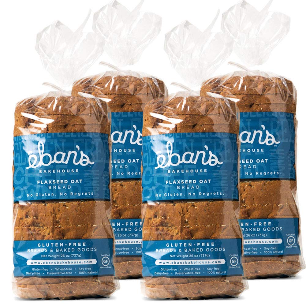 Fresh Baked Gluten Free Flaxseed Oat Bread - 4 Loaves - Eban’s Bakehouse
