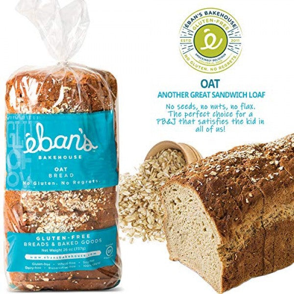 Fresh Baked Gluten Free Oat Bread - 4 Loaves - Eban’s Bakehouse