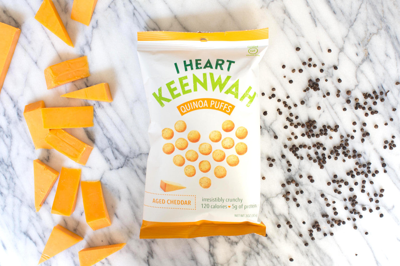 Quinoa Puffs, Aged Cheddar (3oz)