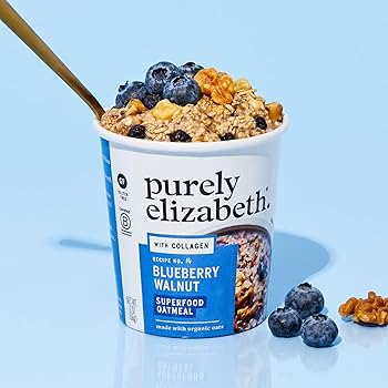 Purely Elizabeth Best Sellers Variety Pack Superfood Oatmeal Cups, Great for Overnight Oats, Gluten-Free, 2 oz - Pack of 12