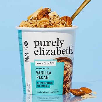 Purely Elizabeth Best Sellers Variety Pack Superfood Oatmeal Cups, Great for Overnight Oats, Gluten-Free, 2 oz - Pack of 12