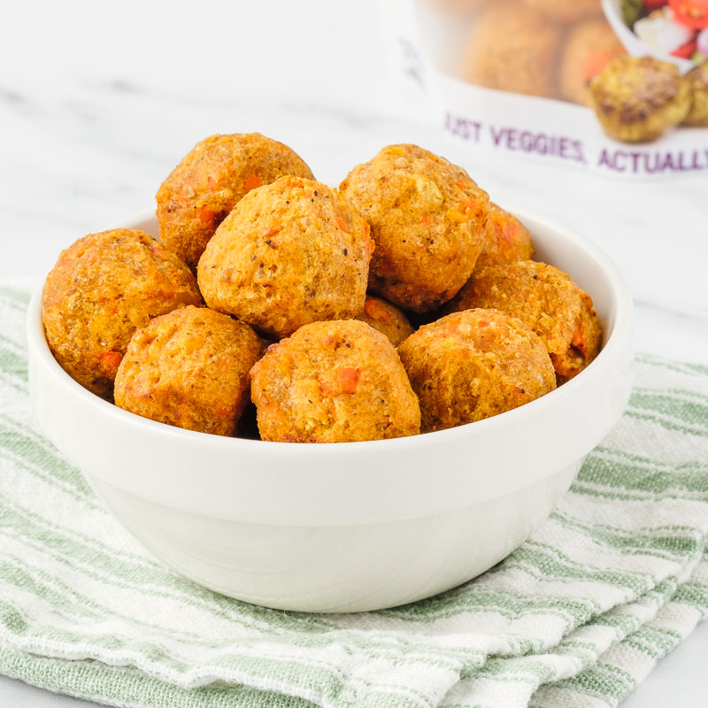 Actual Veggies Eggplant Chickpea Veggieballs - 10 lb