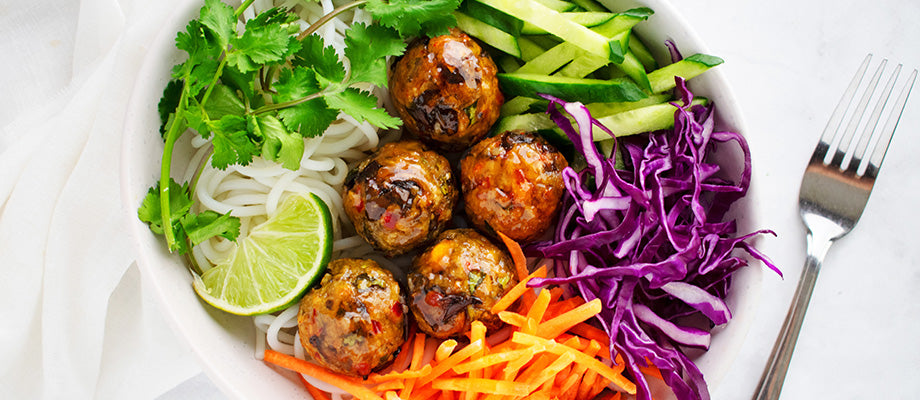 Actual Veggies Eggplant Chickpea Veggieballs - 10 lb